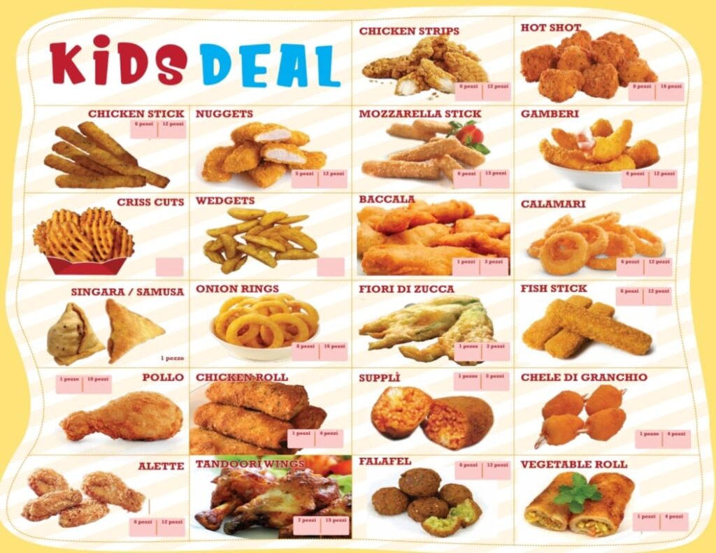 kids menu